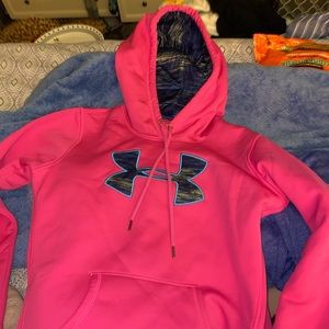 Pink Under Armor Hoodie